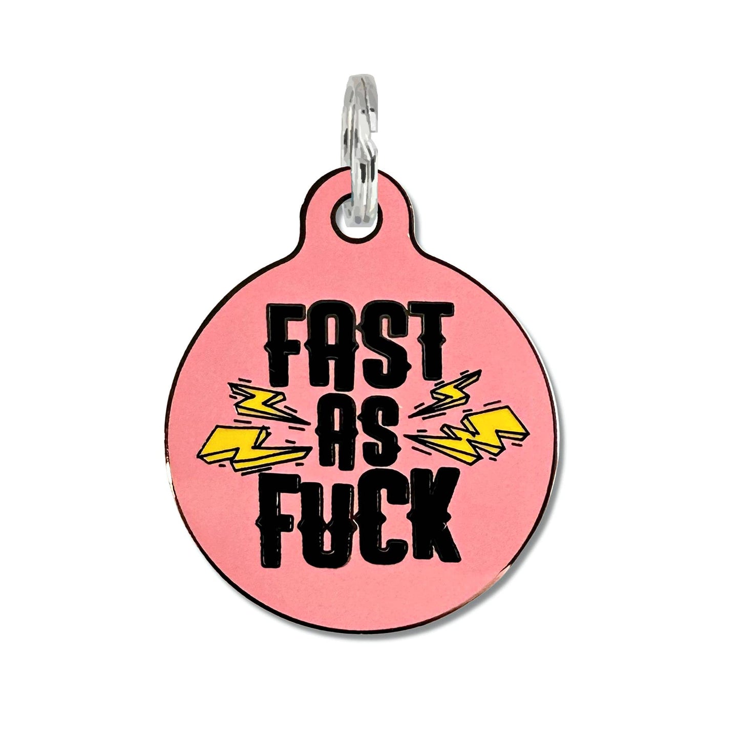 Fast As Fuck - QR Code ID Tag
