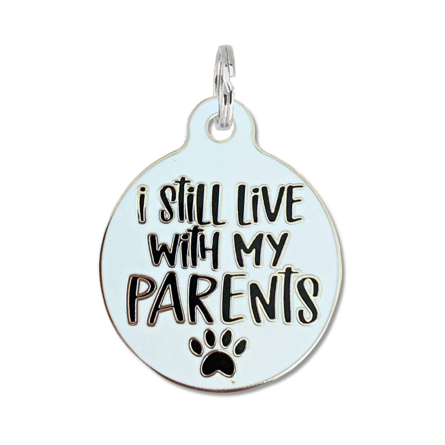 I Still Live with my Parents - QR Code ID Tag