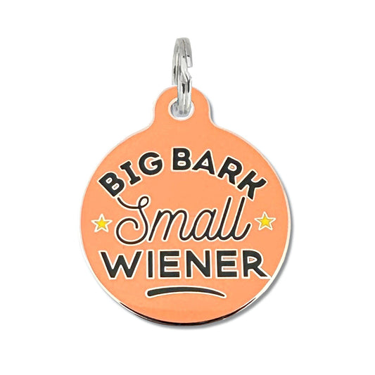 Big Bark Small Wiener - QR Code ID Tag